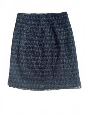 Adam Lippes Virgin Wool & Silk Skirt Sz 2 luxury designer